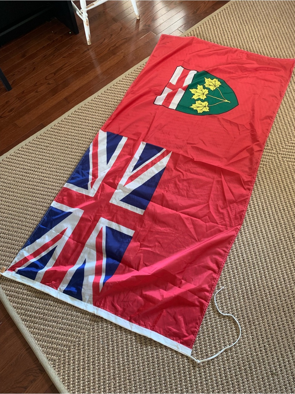Red Ontario Provincial Flag